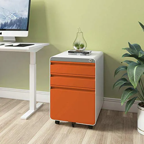 Curve 3 Drawer Mobile Pedestal