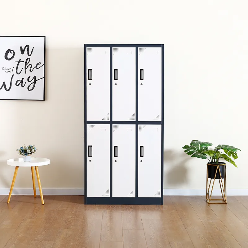 3 Column 6 Door Steel Locker