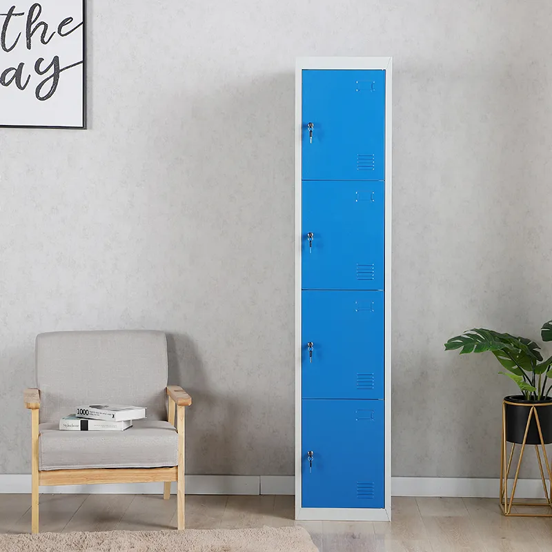 1 Column 4 Door Steel Locker