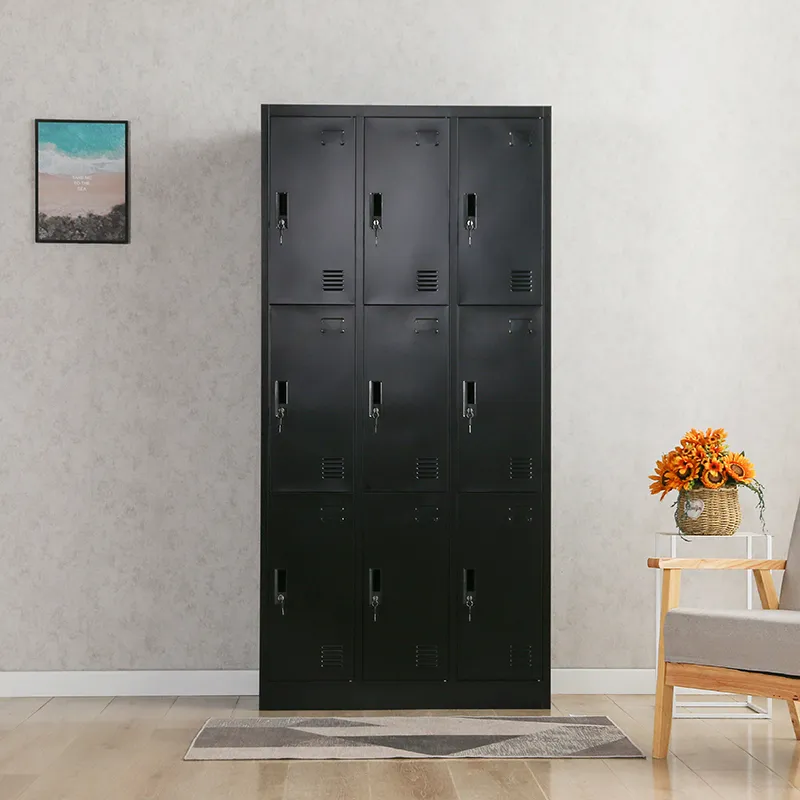 3 Column 9 Door Steel Locker