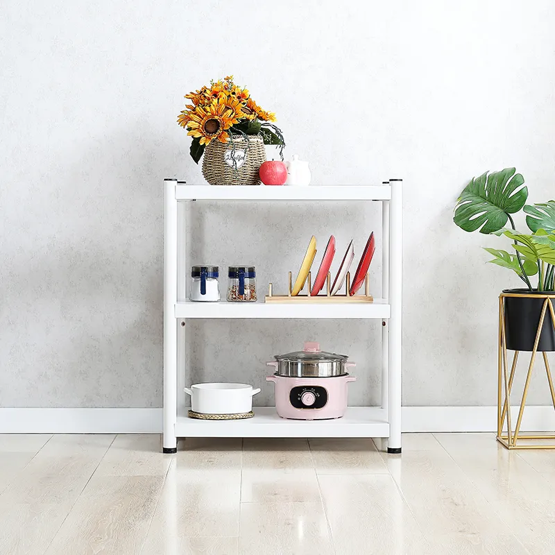 2 Tiers White Goods Shelf