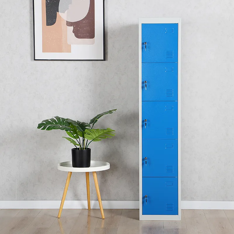 1 Column 5 Door Steel Locker
