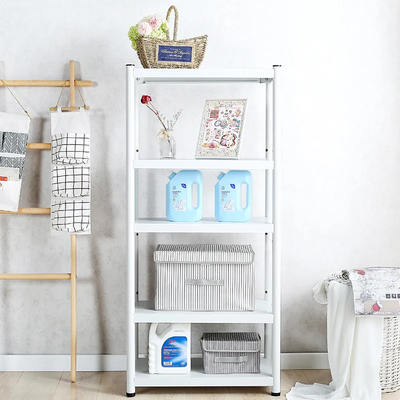 5 Tiers White Goods Shelf