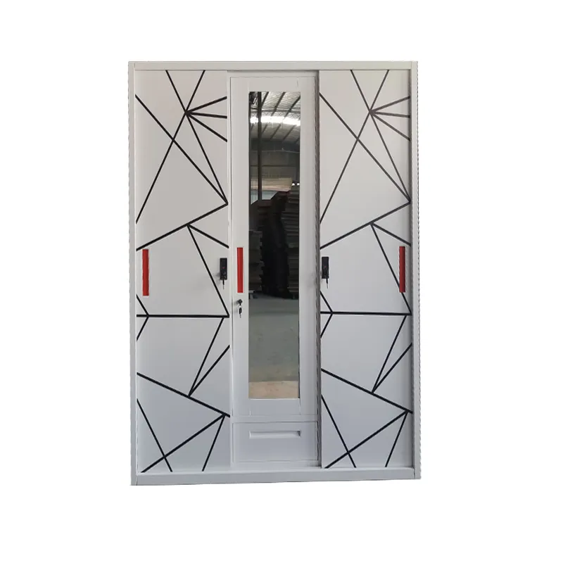 3 Door steel wardrobe