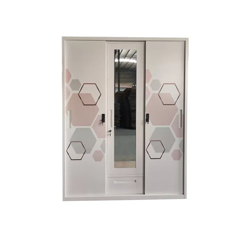 3 Door steel cupboard